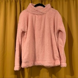 Pink Furry Sweater